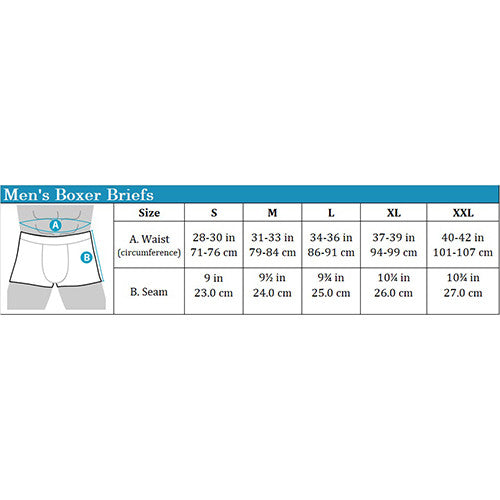 Hush Puppies 2pcs Men Boxer Briefs Bamboo Spandex BS2323