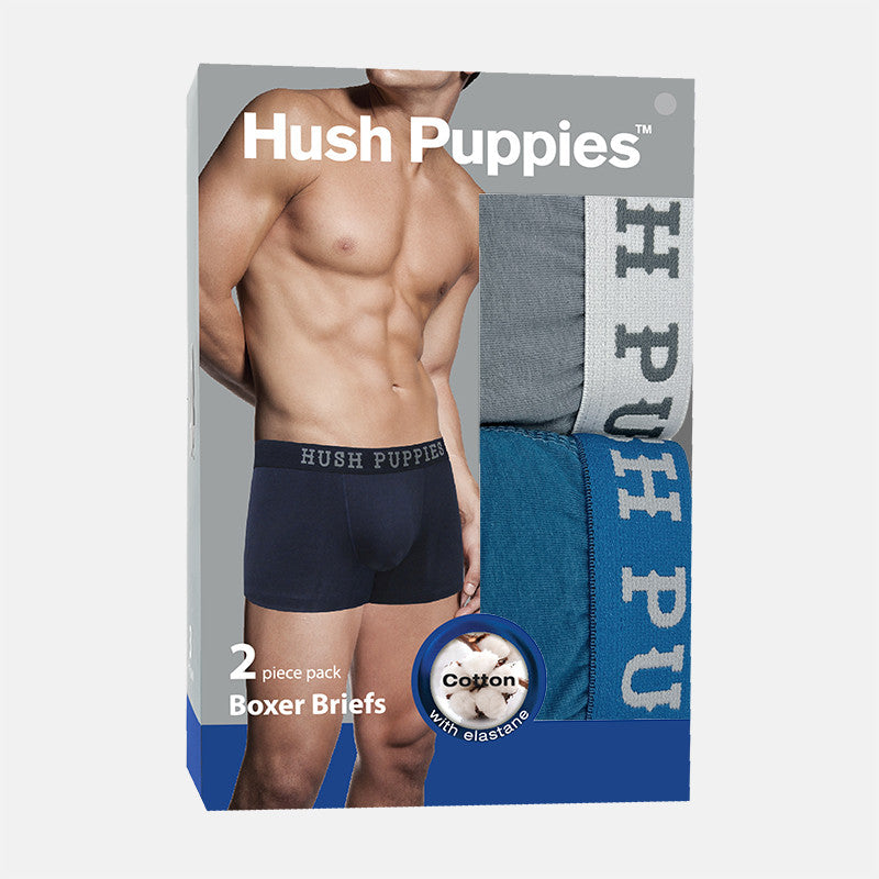 2pcs Men's Boxer Briefs | Cotton Elastane | HMX107725