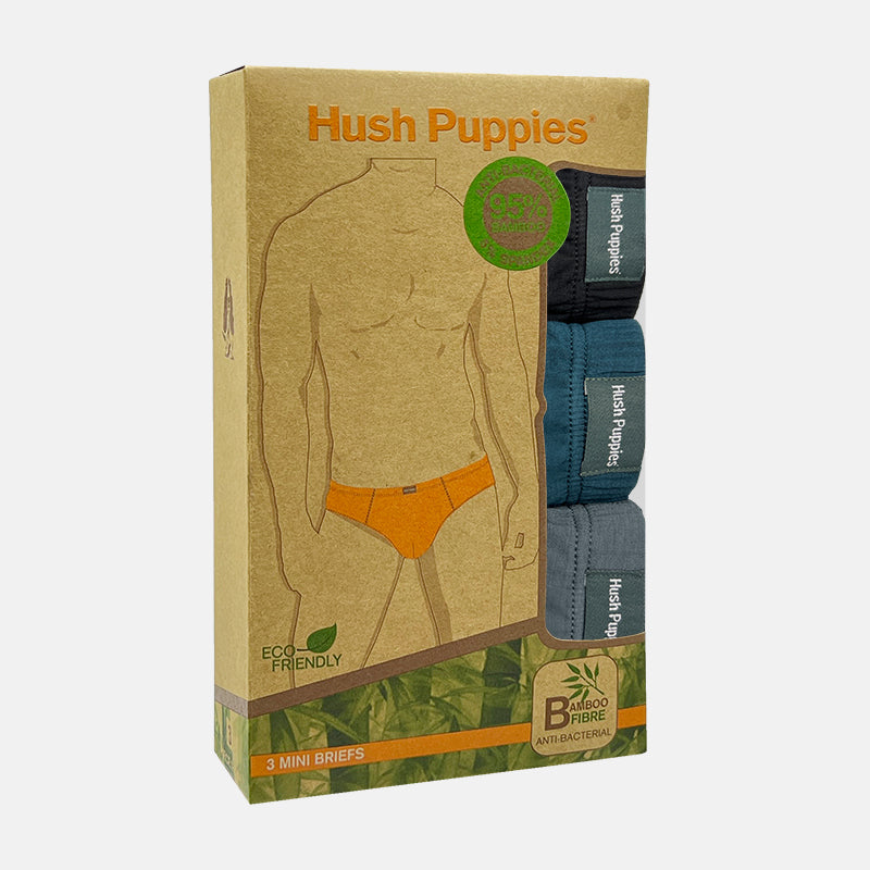 3pcs Men's Briefs | Bamboo Spandex | Mini | BP2322