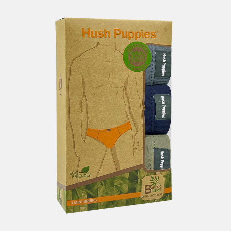 3pcs Men's Briefs | Bamboo Spandex | Mini | BP2322