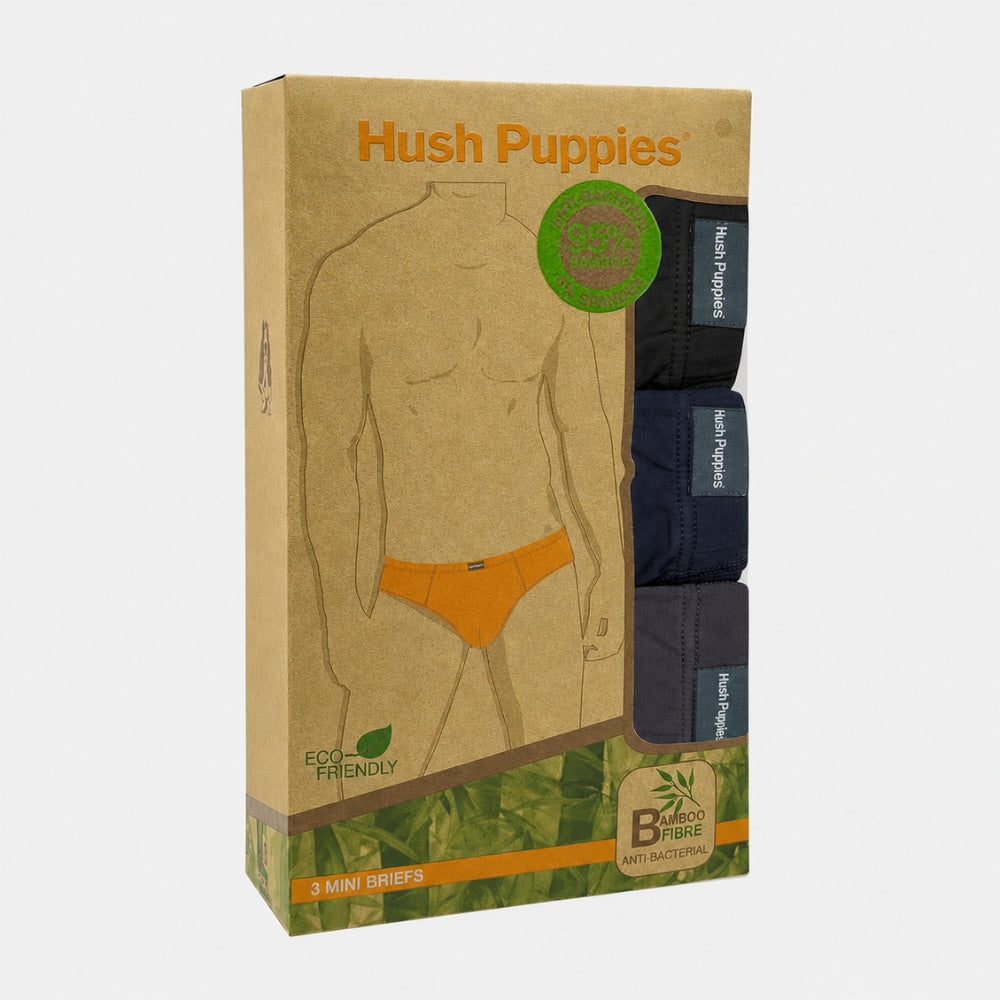3pcs Men's Briefs | Bamboo Spandex | Mini | BP2322