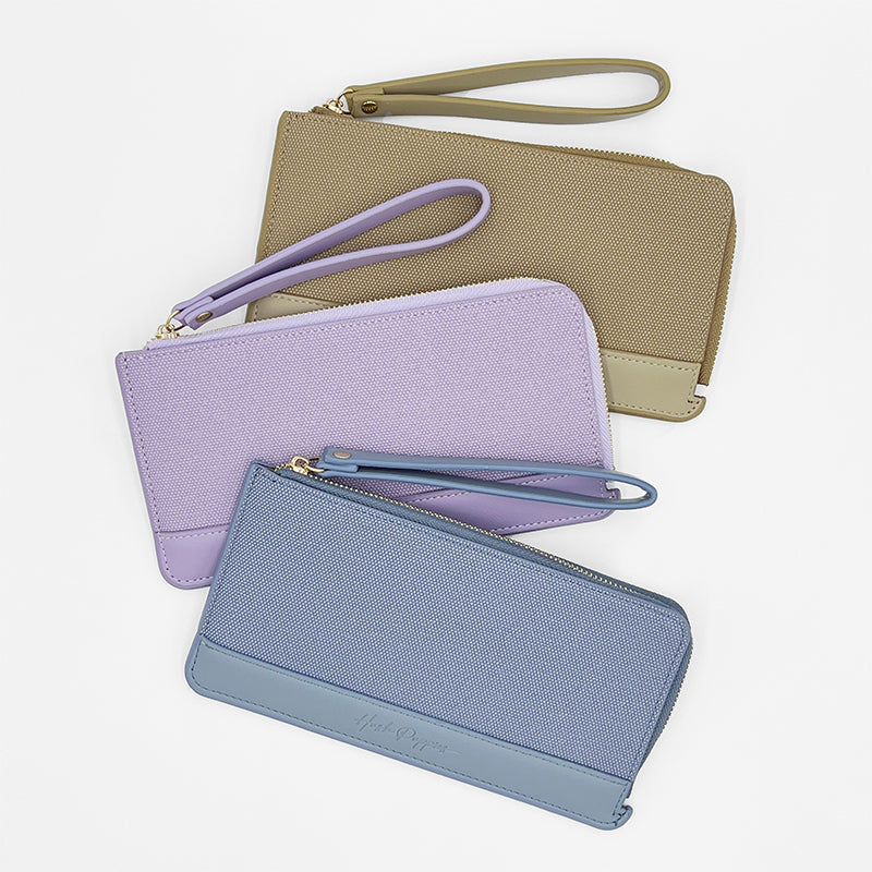 デニム リメイクパープル ウォレット Ladies Long Wallet | PU Leather | HLA509681 – HUSH PUPPIES APPAREL