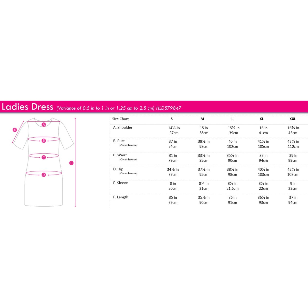 Ladies Fashion Dress Relax Cut | HLD579847