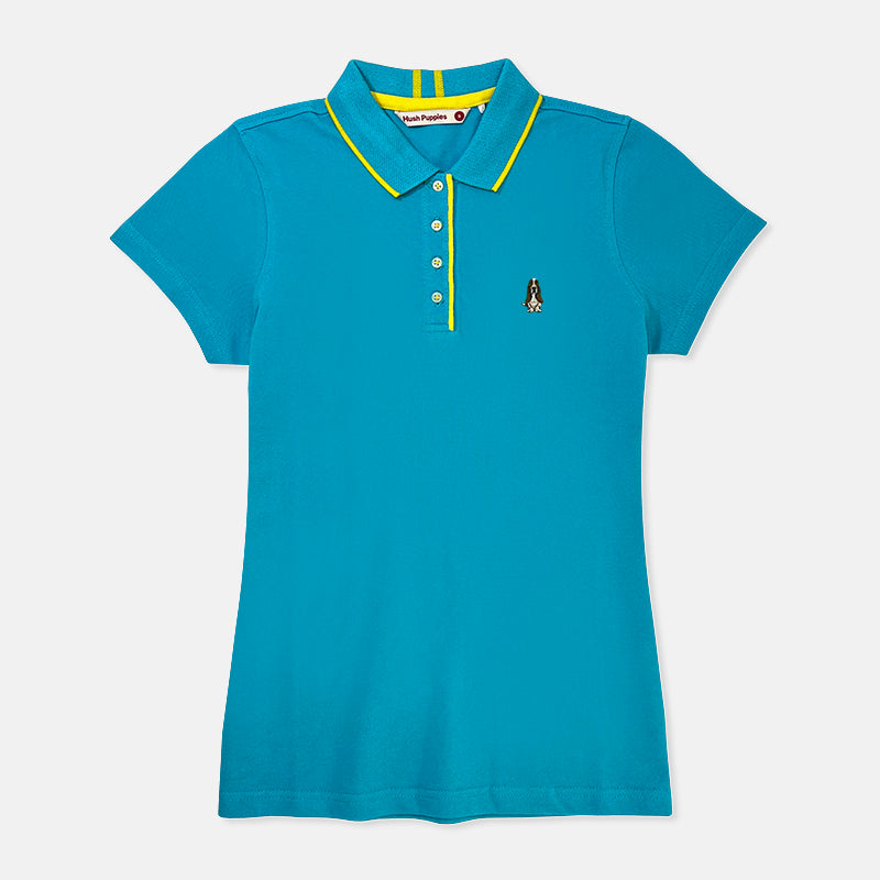 Ladies' Basic Polo With Detail | Cotton | HLP607841