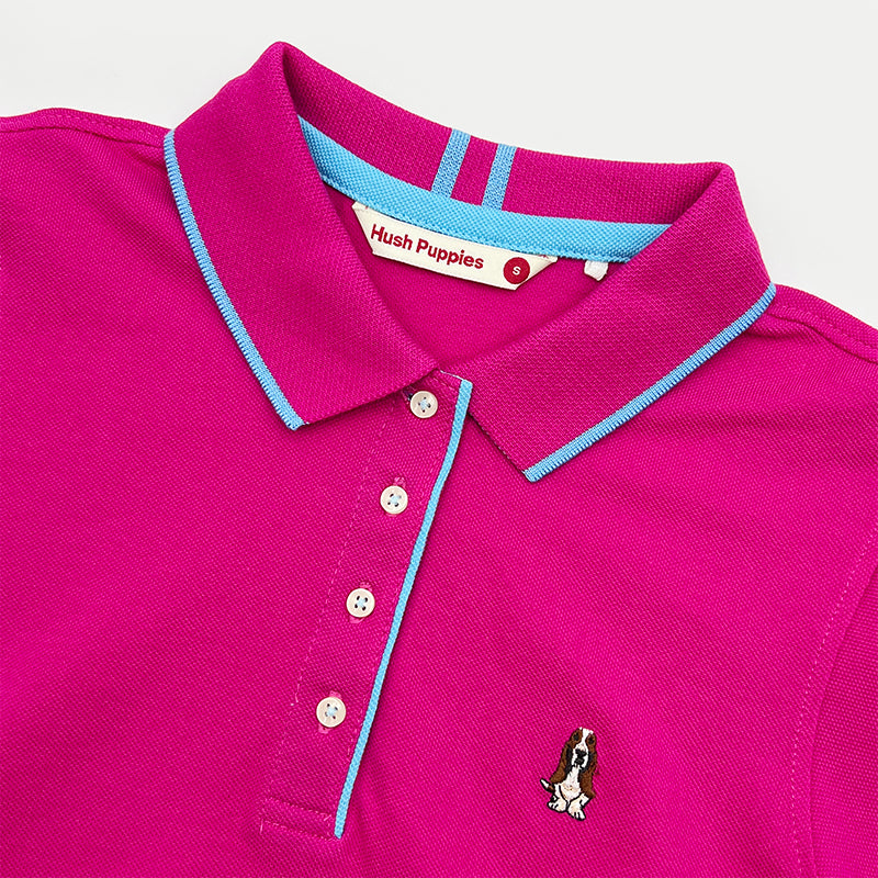 Ladies' Basic Polo With Detail | Cotton | HLP607841