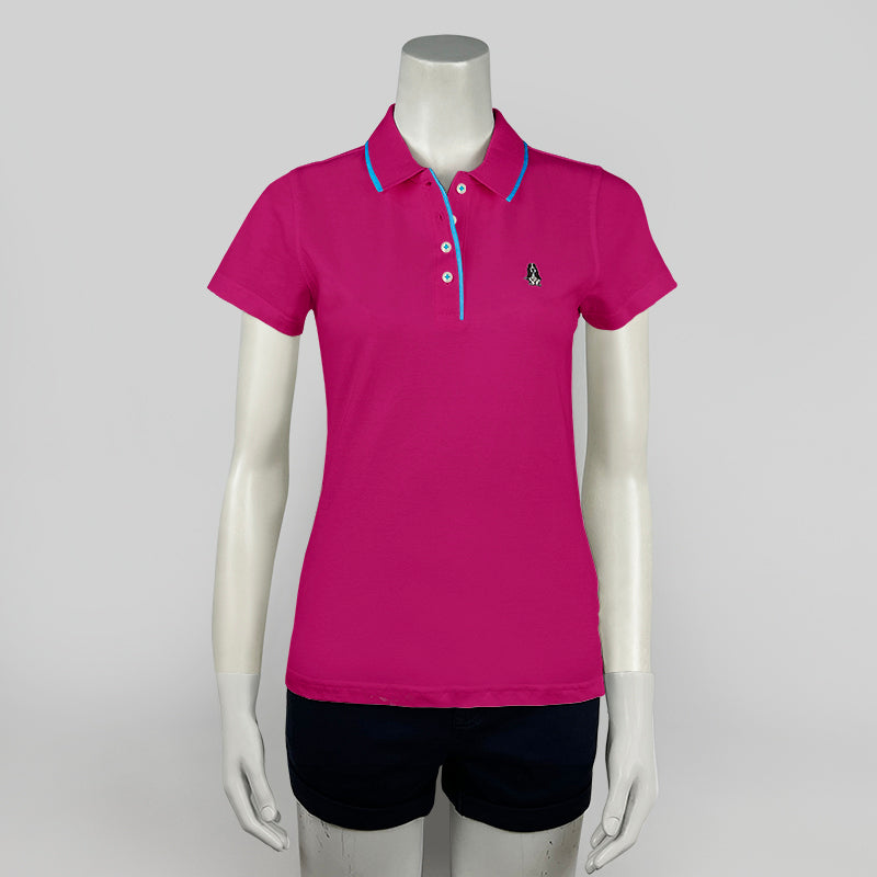 Ladies' Basic Polo With Detail | Cotton | HLP607841