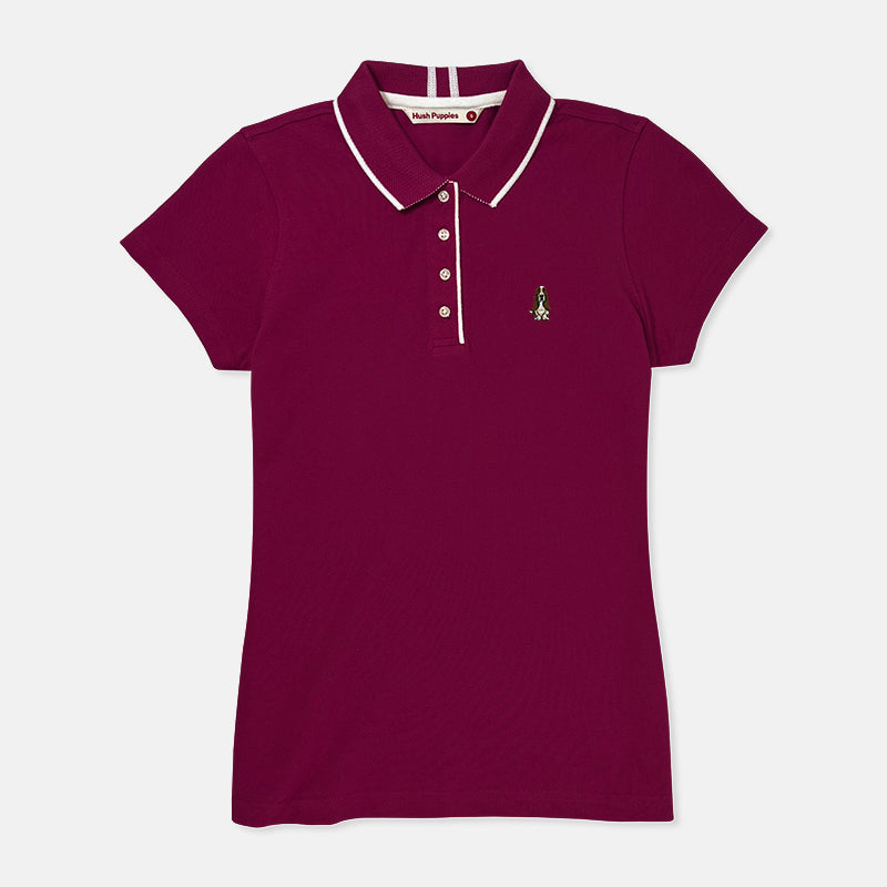 Ladies' Basic Polo With Detail | Cotton | HLP607841