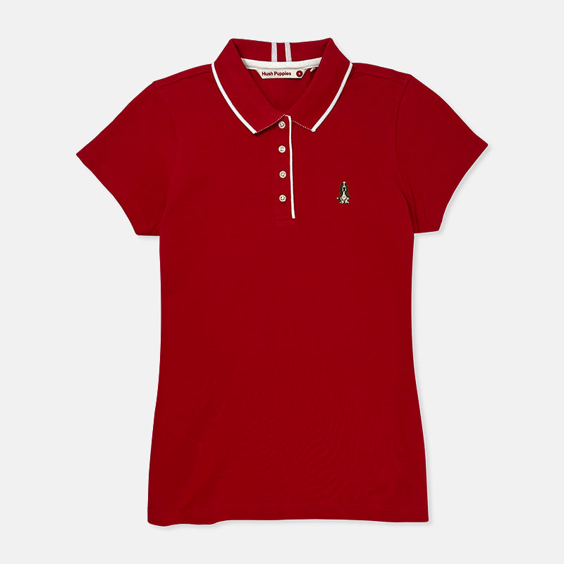 Ladies' Basic Polo With Detail | Cotton | HLP607841