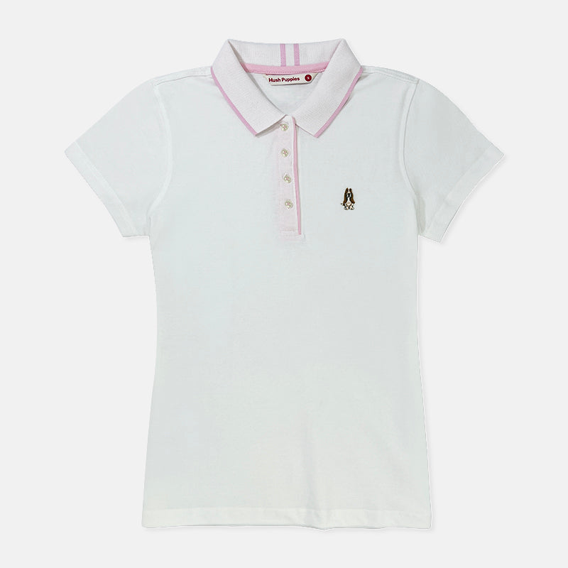 Ladies' Basic Polo With Detail | Cotton | HLP607841