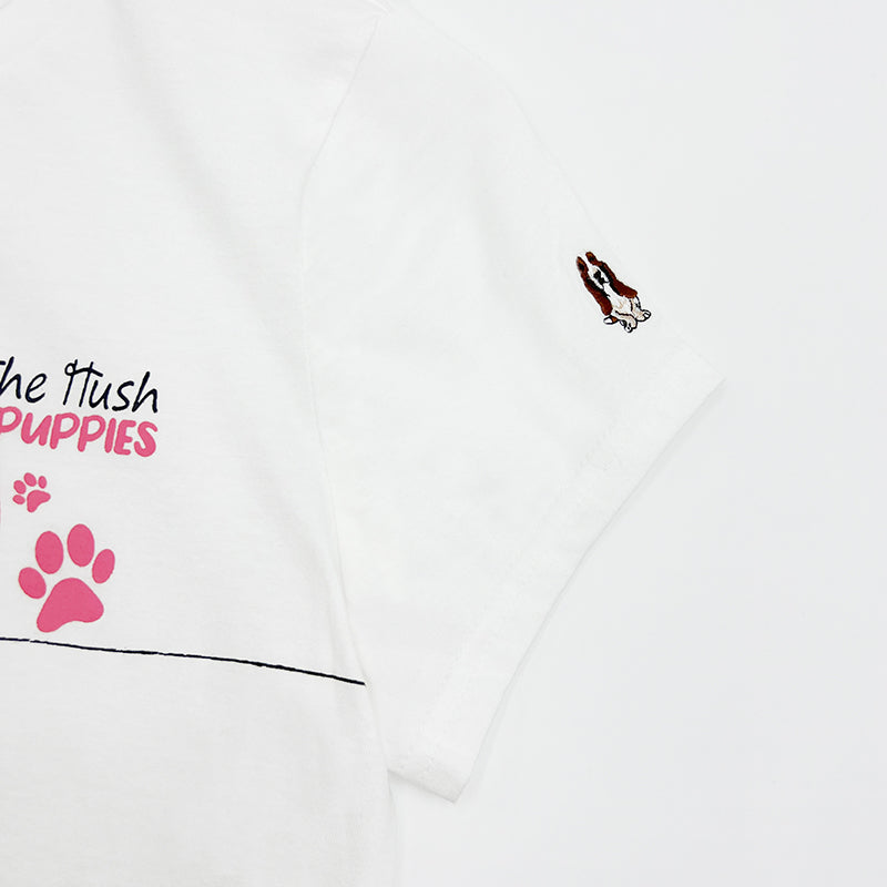 Ladies' Round Neck Couple Graphic Tee | Cotton Mixed | HLT358759