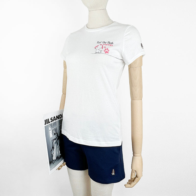 Ladies' Round Neck Couple Graphic Tee | Cotton Mixed | HLT358759
