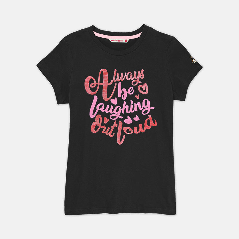 Ladies Round Neck Graphic Tee | 100% Cotton | HLT368821