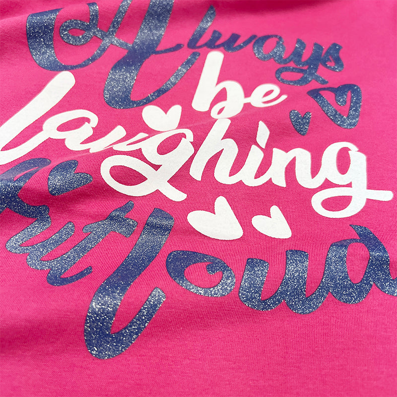 Ladies Round Neck Graphic Tee | 100% Cotton | HLT368821