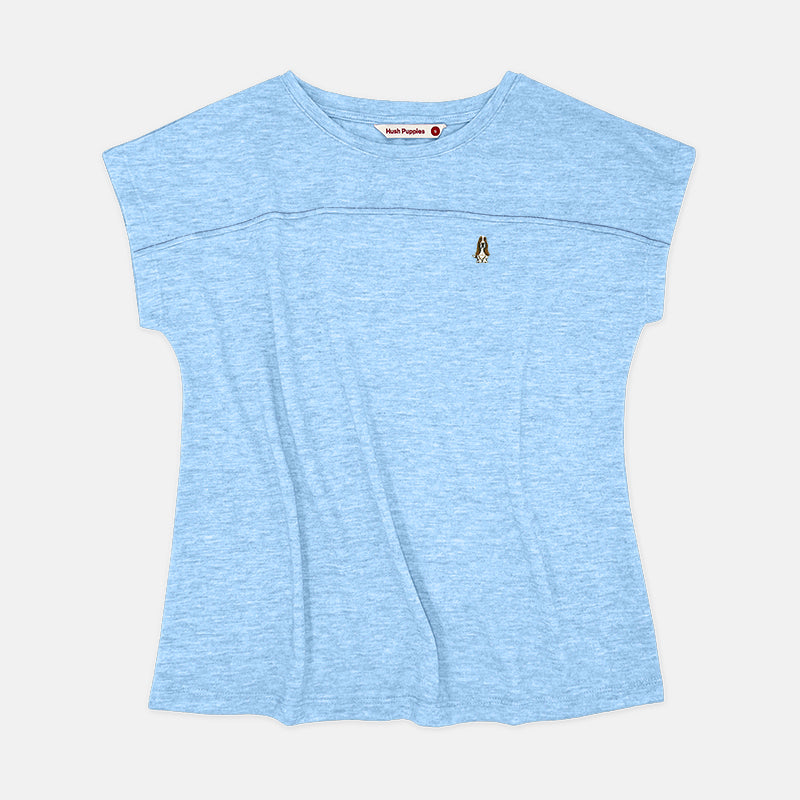Ladies' Tee with Embroidery | Cut & Sew | HLT409442
