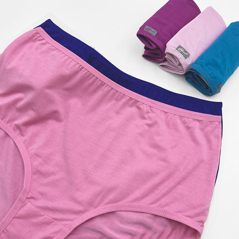 Bamboo Maxi 5pcs Ladies Panties HLU409024