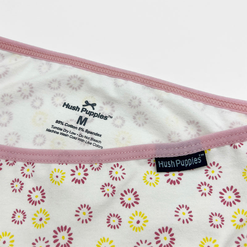 Flower Print Cotton Spandex Mini 5pcs Ladies Panties HLU449220