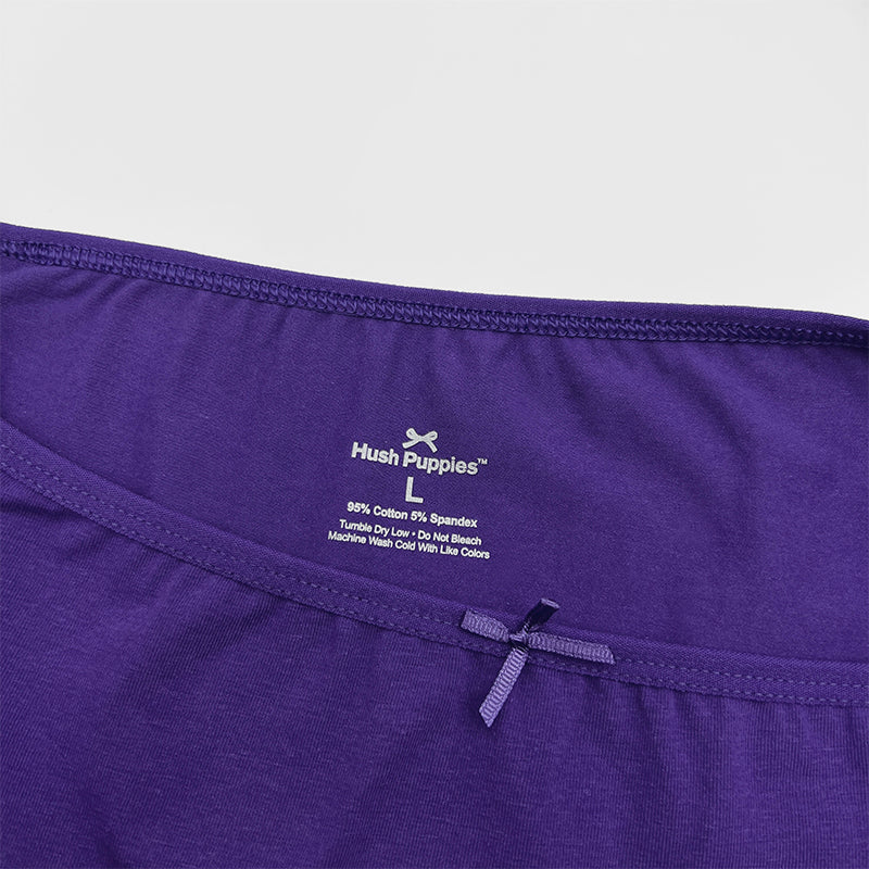 Cotton Spandex Midi 5pcs Ladies Panties HLU479354