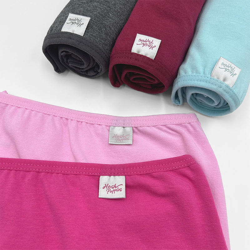 Cotton Spandex Maxi 5pcs Ladies Panties HLU479355