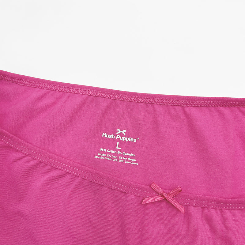 Cotton Spandex Maxi 5pcs Ladies Panties HLU479355