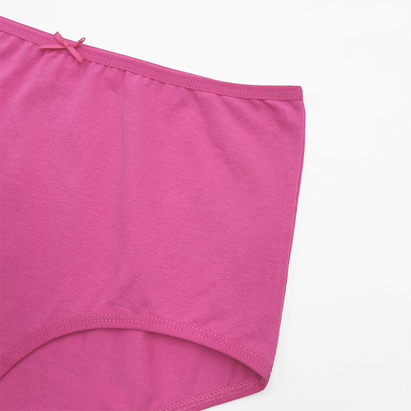 Cotton Spandex Maxi 5pcs Ladies Panties HLU479355
