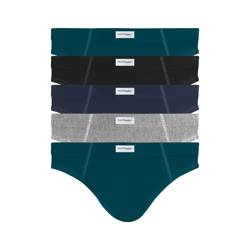 5pcs Men's Briefs | Bamboo Spandex | Mini | HMB237991
