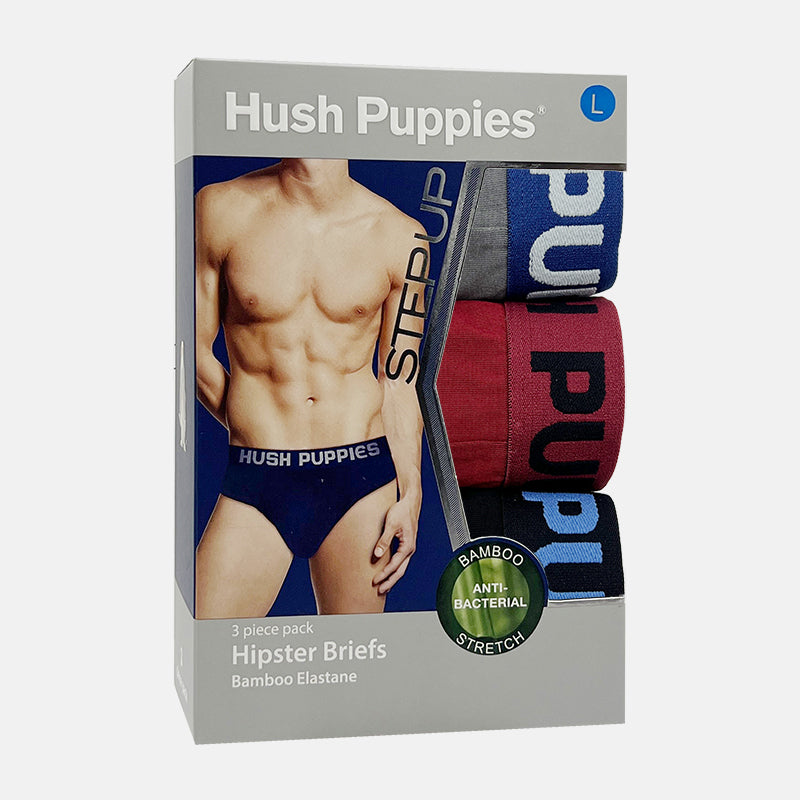 3pcs Men's Briefs | Bamboo Elastane | Hipster | HMB278281AS1
