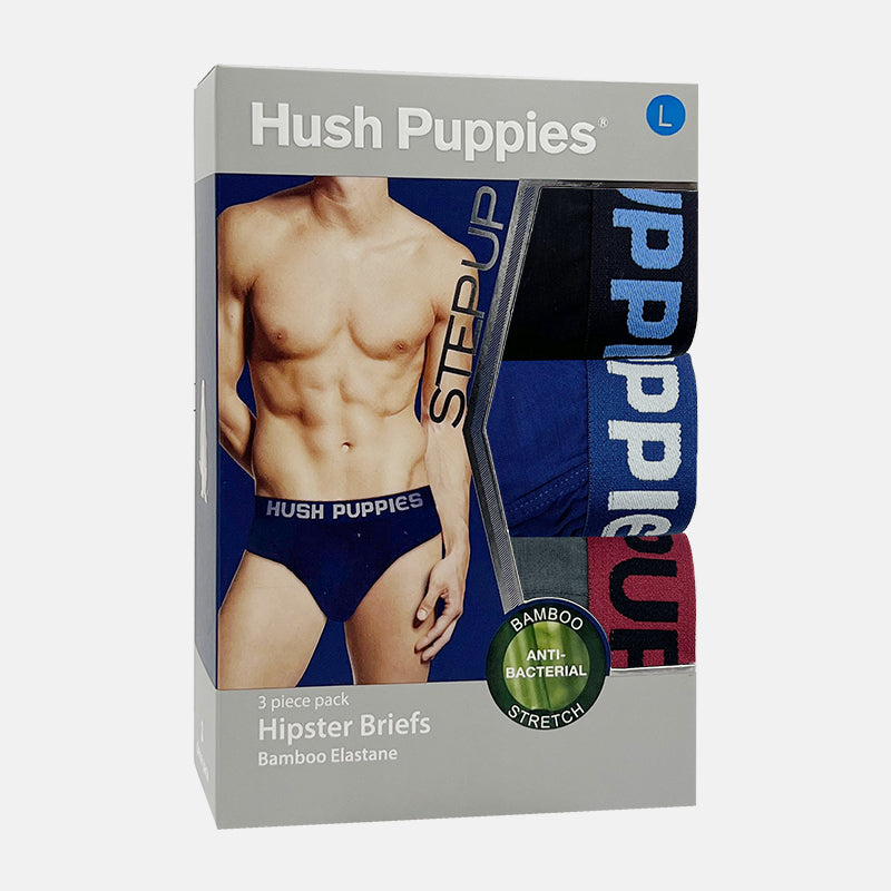 3pcs Men's Briefs | Bamboo Elastane | Hipster | HMB278281AS1