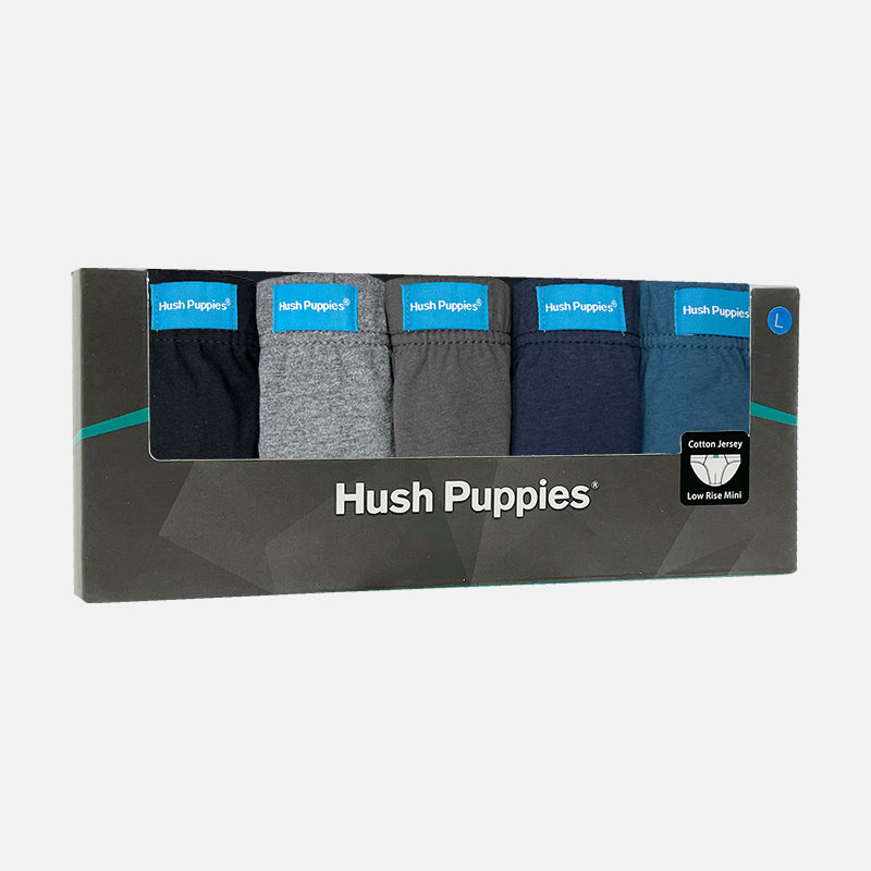 5pcs Men's Briefs | Cotton Jersey | Low Rise Mini | HMB679424