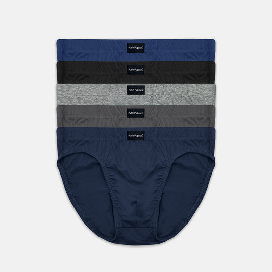 5pcs Men's Briefs | Cotton Jersey | Mini | HMB679426