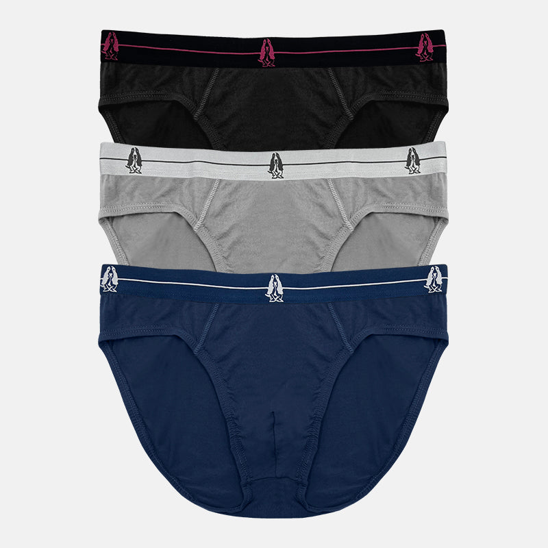 3pcs Men's Briefs | Bamboo Elastane | Classic HMB705535
