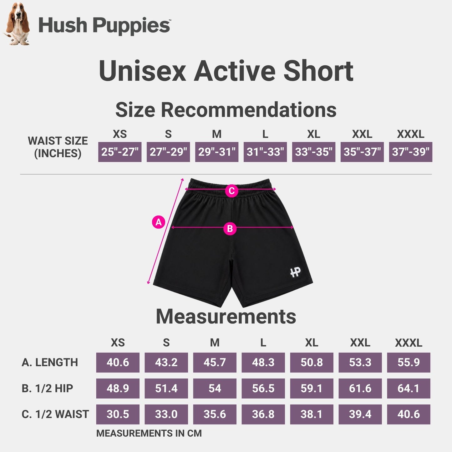 Unisex Active Shorts | Quick Dry | HMM639895