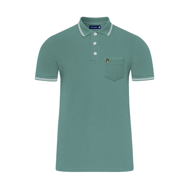 Men's Superfine Polo With Pocket | Cotton | HMP268344