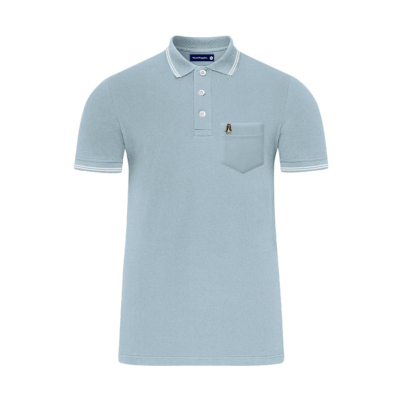 Men's Superfine Polo With Pocket | Cotton | HMP268344