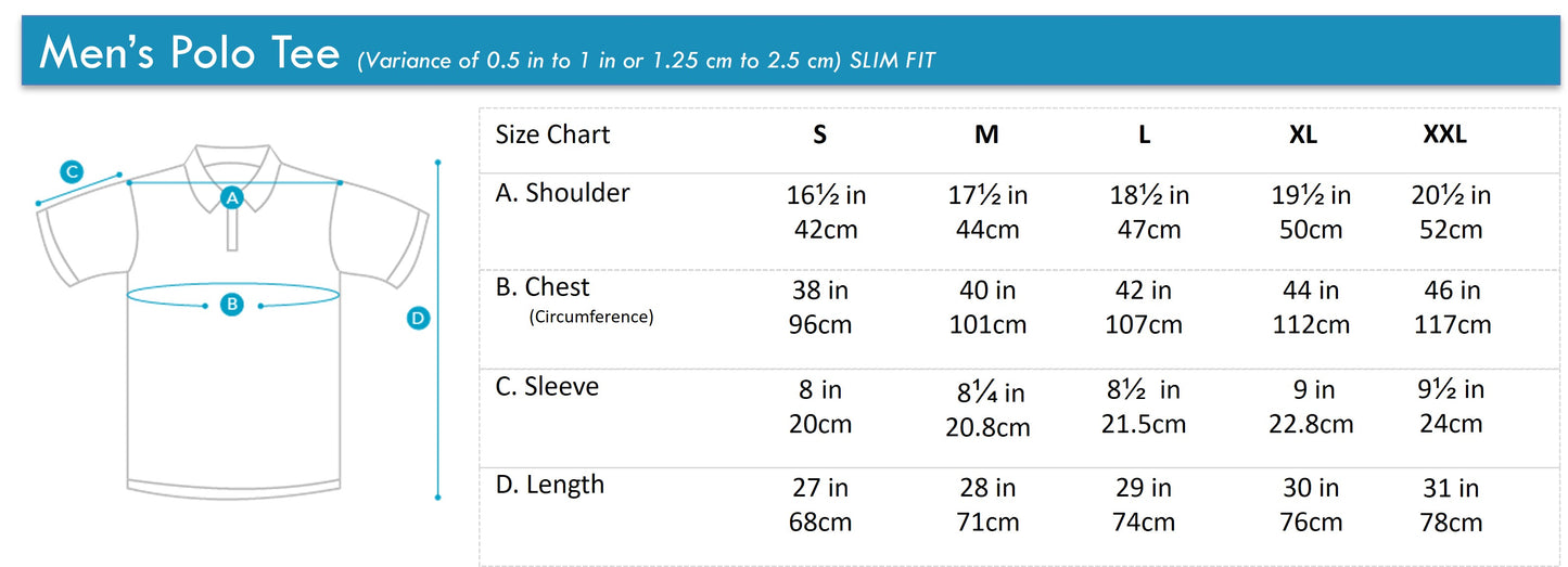 Men's Basic Active Polo | Polyester | HMP358746