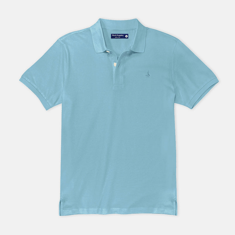 Hush Puppies Men Polo Tone to Tone Cotton Slim Fit | HMP379027