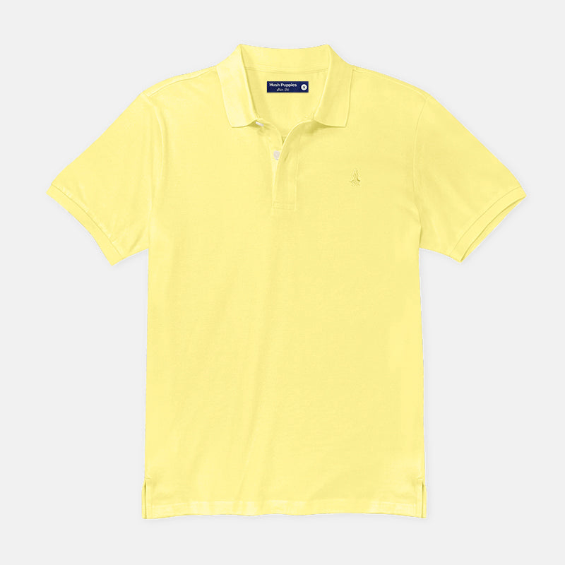 Hush Puppies Men Polo Tone to Tone Cotton Slim Fit | HMP379027