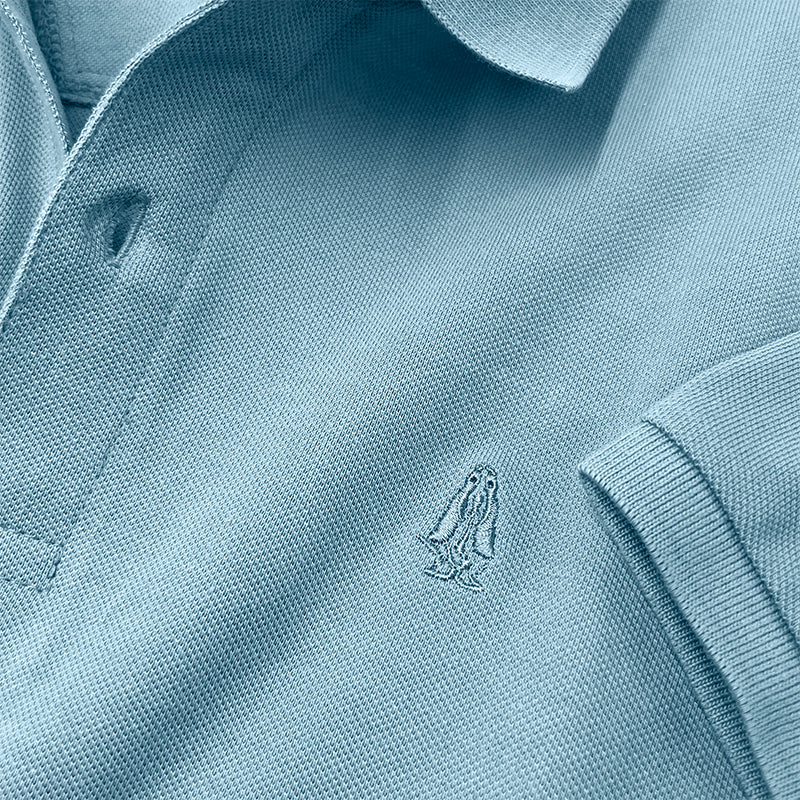 Hush Puppies Men Polo Tone to Tone Cotton Slim Fit | HMP379027