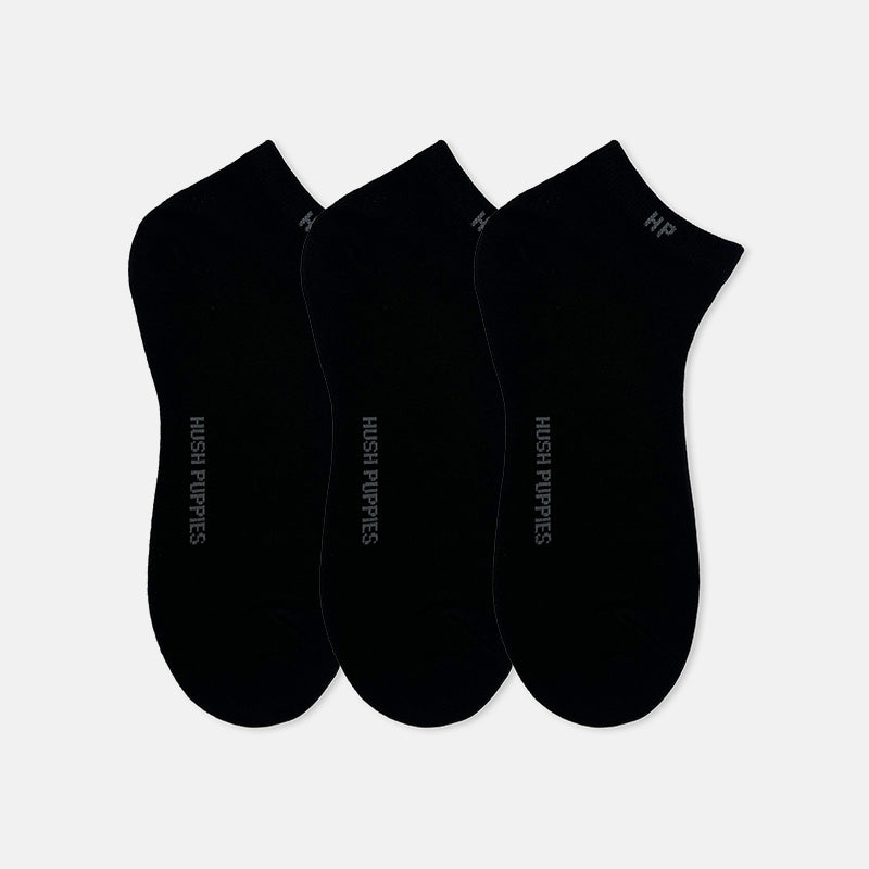3prs Men Ankle Plain Socks | Bamboo Spandex | HMS409464