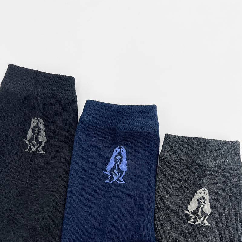 3prs Men Full Length Toe Socks | Cotton Elastane | HMS459337