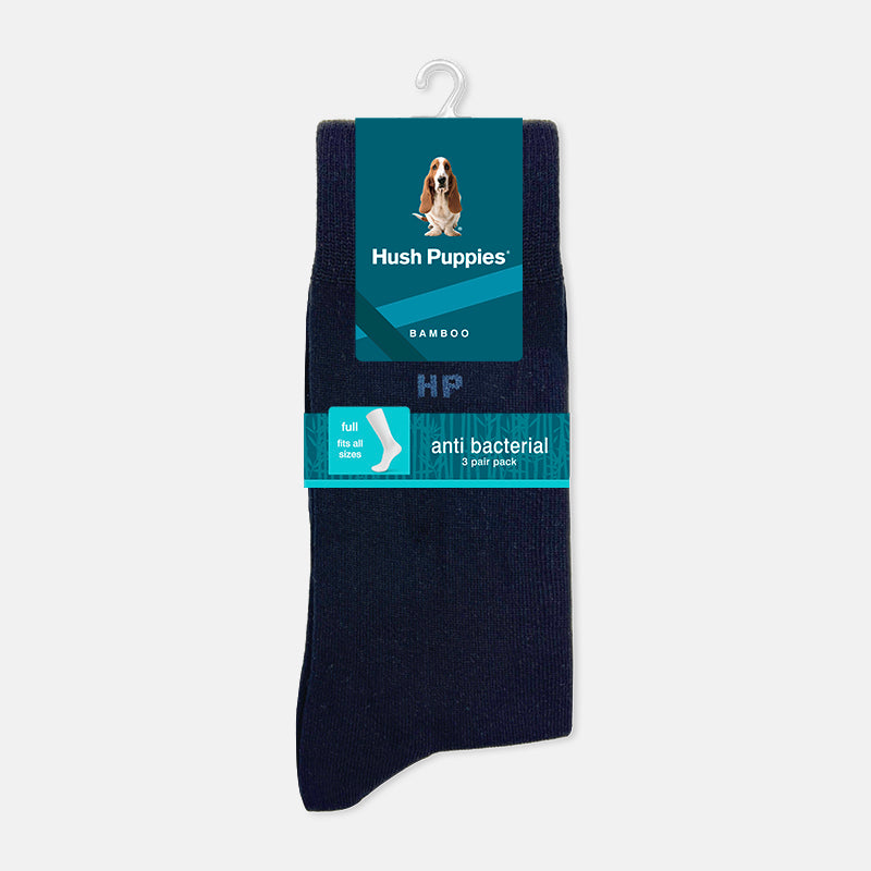 3prs Men Full Length Socks | Bamboo Elastane | HMS907761