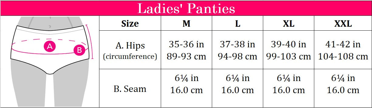 Flower Print Cotton Spandex Maxi 5pcs Ladies Panties HLU449222