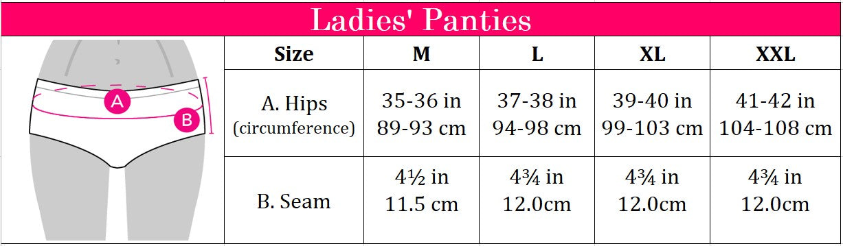 Cotton Spandex Midi 5pcs Ladies Panties HLU479354