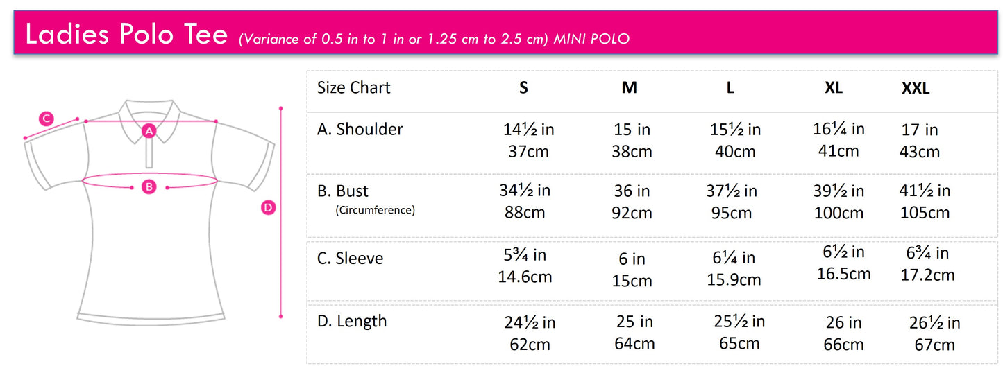 Ladies' Mini Polo With Embroidery | Honeycomb | HLP459358