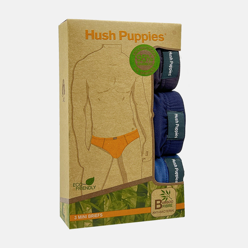3pcs Men's Briefs | Bamboo Spandex | Mini BP2322