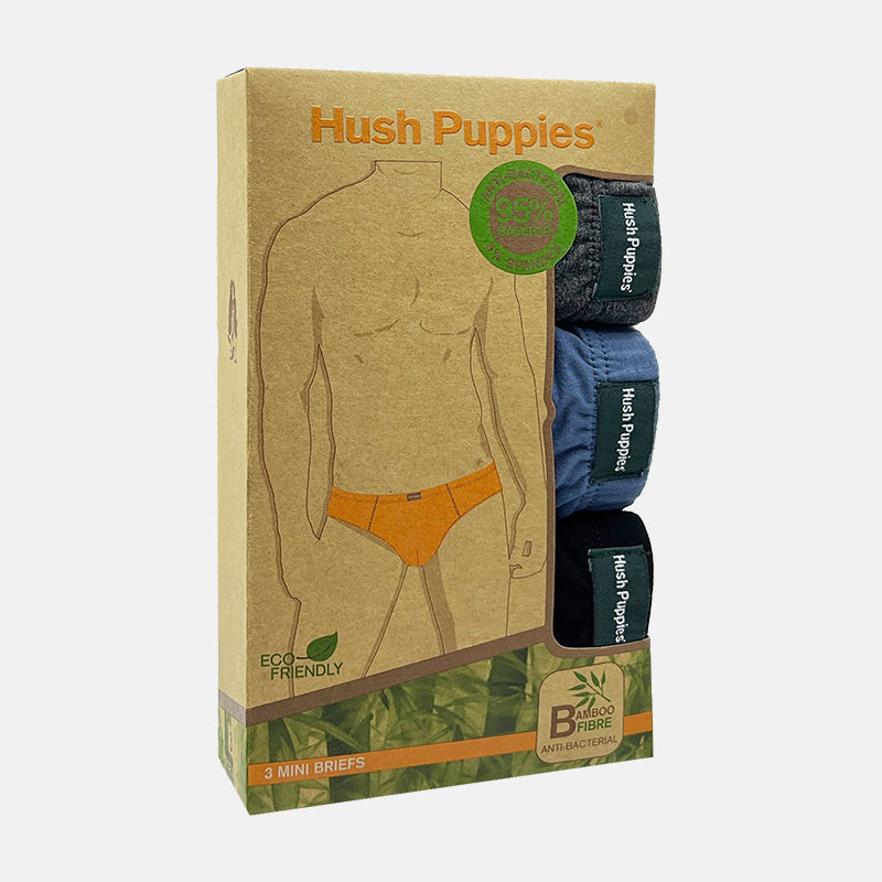 3pcs Men's Briefs | Bamboo Spandex | Mini BP2322