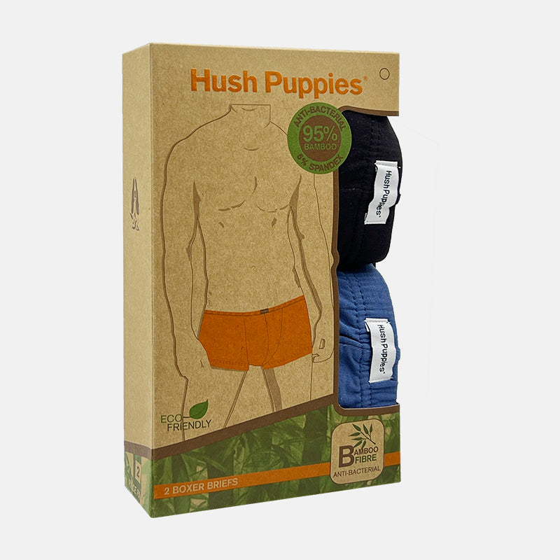 2pcs Men's Boxer Briefs | Bamboo Spandex | BS2323