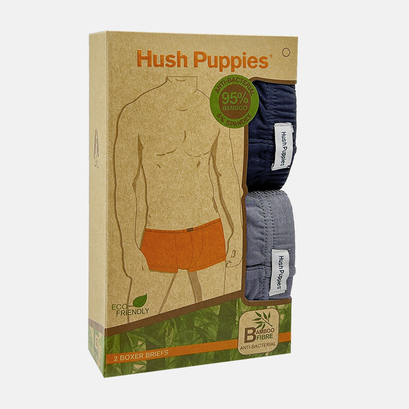 2pcs Men's Boxer Briefs | Bamboo Spandex | BS2323