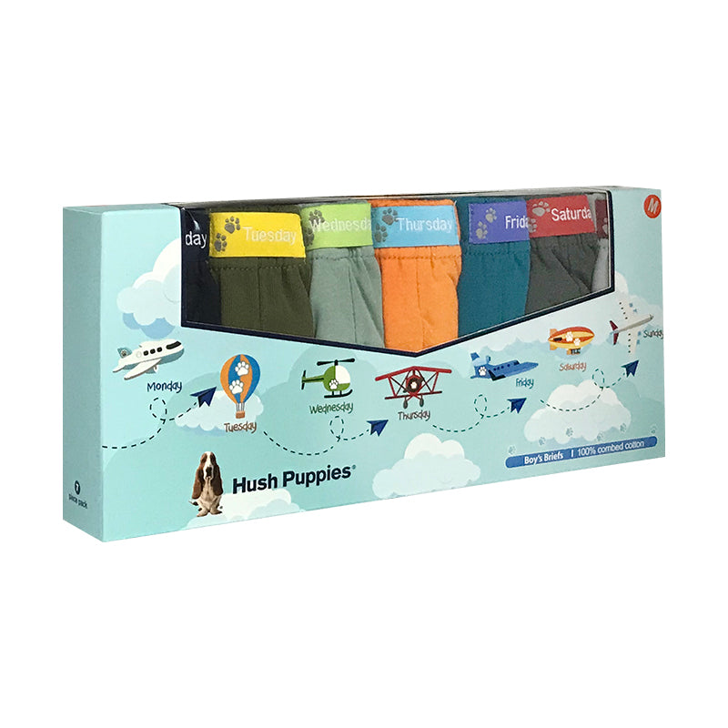 7pcs Boys' Briefs | Combed Cotton | Mini HBB278125AS1