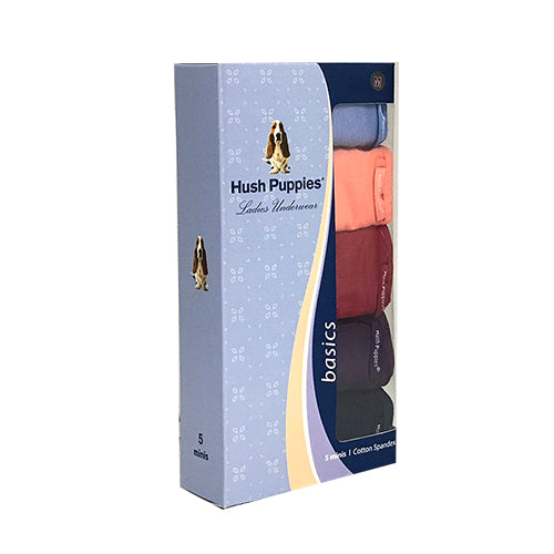 Cotton Spandex Mini 5pcs Ladies Panties HLU008879