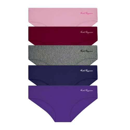 Cotton Spandex Mini 5pcs Ladies Panties HLU008952